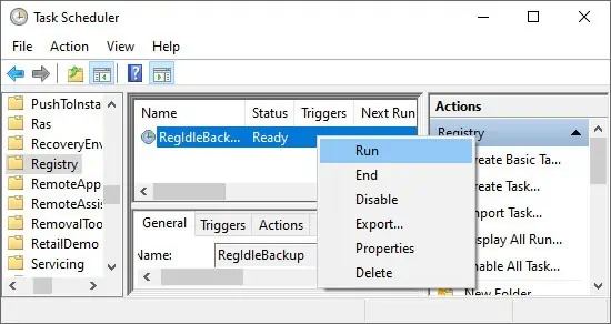 How To Backup Registry in Windows 11 run-idle-registry-backup-task-scheduler