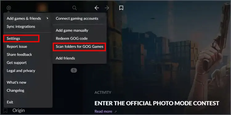 How to Move Game to Another Drive 29 settings-scan-folders-for-gog-games