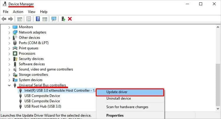 USB Ports Not Working? Here’s How to Fix It 16 update-driver-3