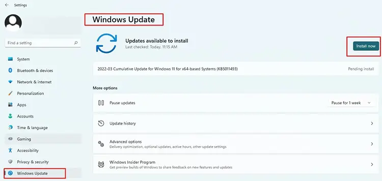 How to Fix Blue Screen of Death (BSOD) on Windows 11 43 windows-11-update