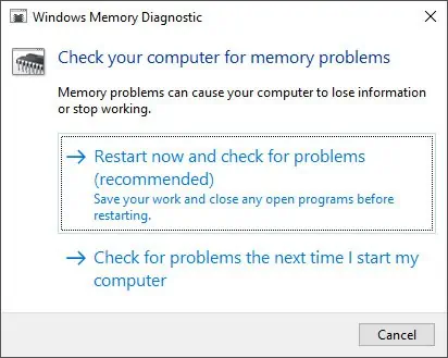 How to Fix PNP Detected Fatal Error in Windows 2 windows-memory-diagnostic