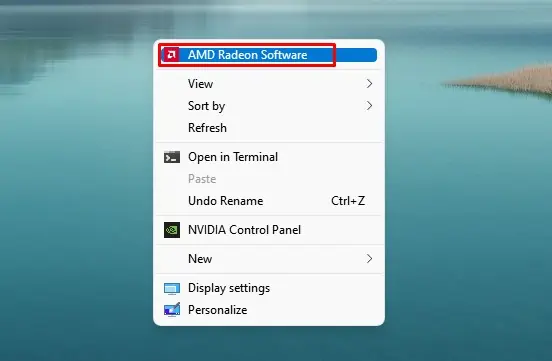 How To Fix Screen Tearing Problem in Windows 18 AMD-Radeon-Software-control