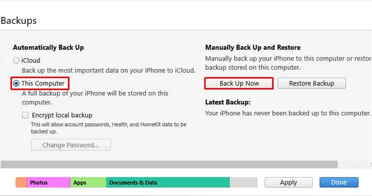 How To Backup iPhone To External Hard Drive 19 Backup-to-this-computer