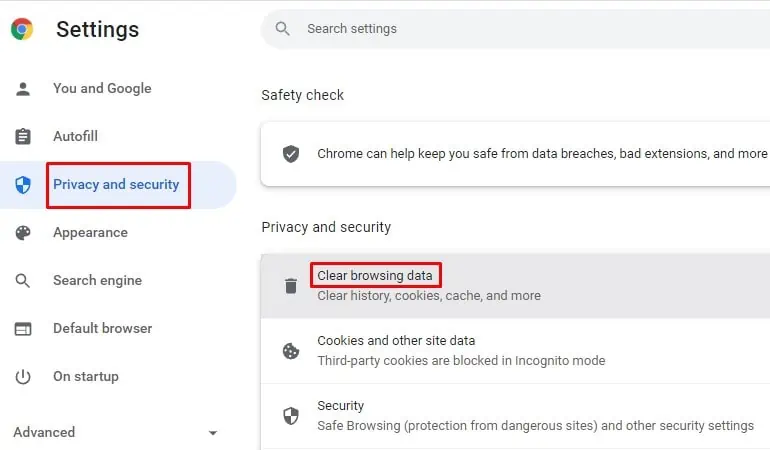 How to Fix “No Valid Sources Are Available For This Video.” 14 Chrome-Clear-Browsing-Data-1