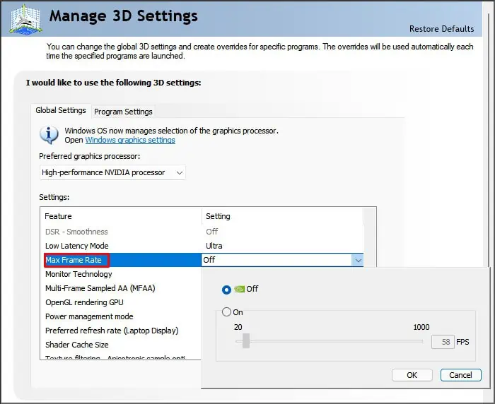 How To Fix Screen Tearing Problem in Windows 20 Max-frame-rate-on-NVIDIA-1