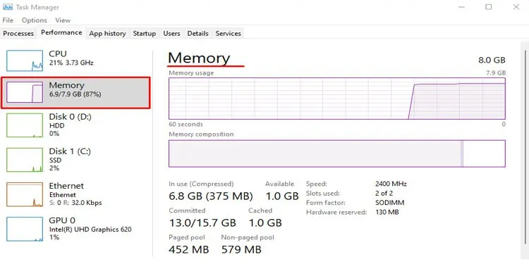 RAM-specification