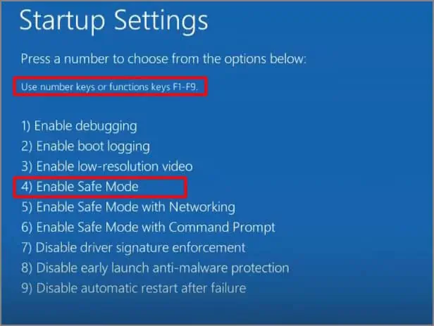 How to Fix Blue Screen of Death (BSOD) on Windows 11 58 Safe-mode-with-4