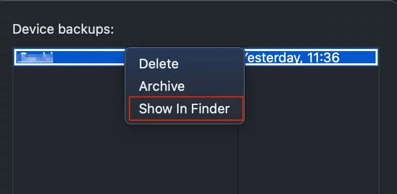 How To Backup iPhone To External Hard Drive 16 Show-Device-BackUp