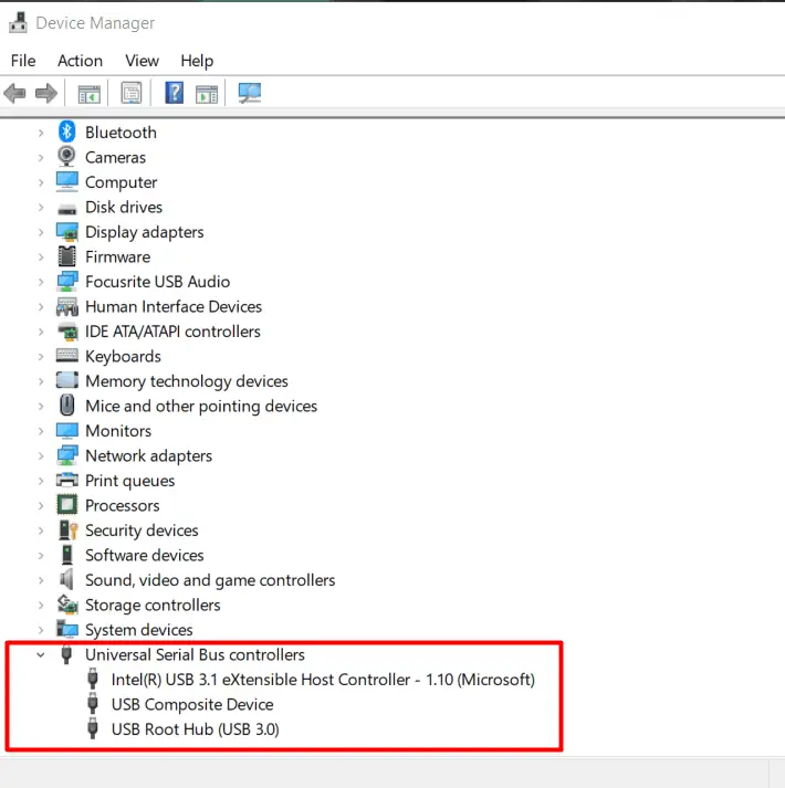 12 Ways to Fix “Unknown USB Device Descriptor Request Failed” 21 Universal-Serial-Bus-Controllers