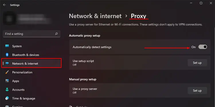 Fix: Windows Could Not Automatically Detect This Network's Proxy Settings 1 automatic-proxy