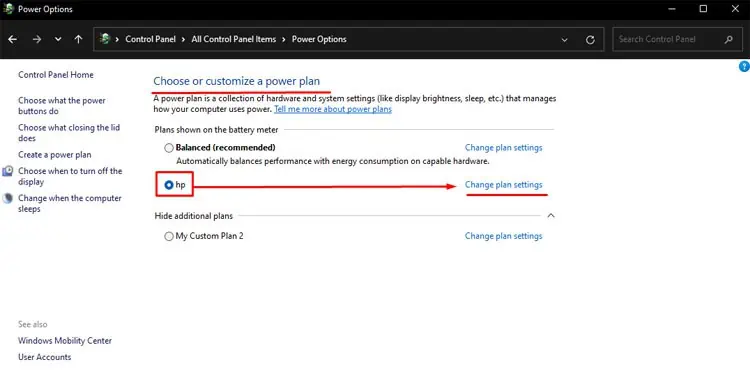 12 Ways to Fix “Unknown USB Device Descriptor Request Failed” 15 change-plan-setting-usb-error