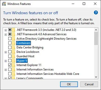 How To Fix Result Code: E_FAIL (0x80004005) 11 disable-hypervisor-features