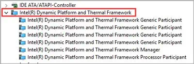 How to Fix PNP Detected Fatal Error in Windows 3 intel-dynamic-platform-and-thermal-framework
