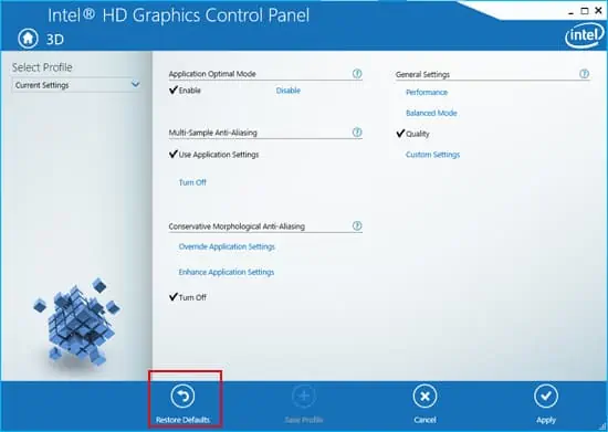How To Reset Graphics Driver 3 intel-graphics-properties-3d-restore-default