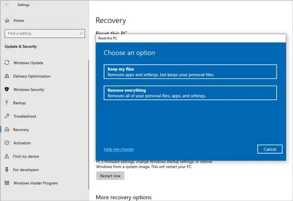 How To Repair Corrupted Windows Files 17 reset-pc-keep-my-files