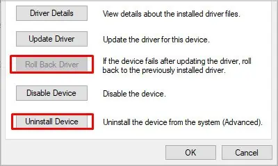 How to Fix PNP Detected Fatal Error in Windows 4 roll-back-driver-uninstall-device