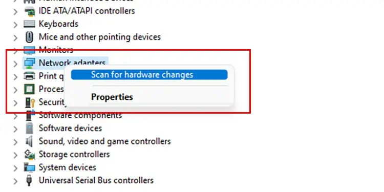 How to Reinstall Bluetooth Driver 2 scanning-hardware-change-on-Network-Adapters
