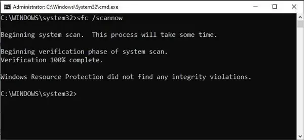 How To Repair Corrupted Windows Files 3 sfc-scannow-no-violations