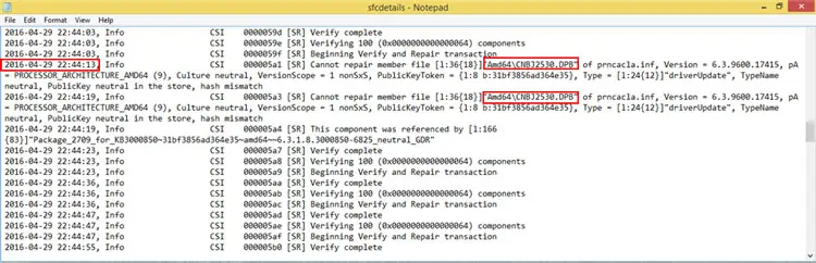 How To Repair Corrupted Windows Files 6 sfcdetails-txt