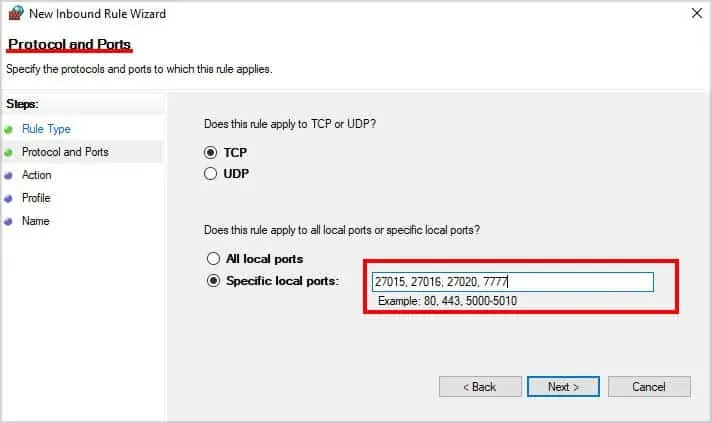 ARK Server Not Showing Up? How to Fix It 7 specify-port