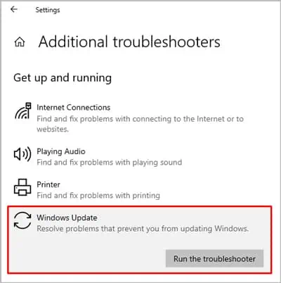How To Fix Windows Update Error 0x80070002 2 windows-update-troubleshooter