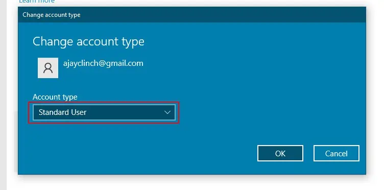 How to Add a User to the Administrator Group 18 Change-account-type-from-settings-2