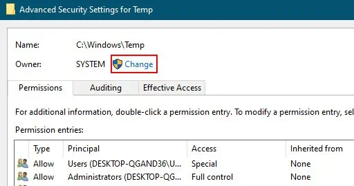 Change-owner