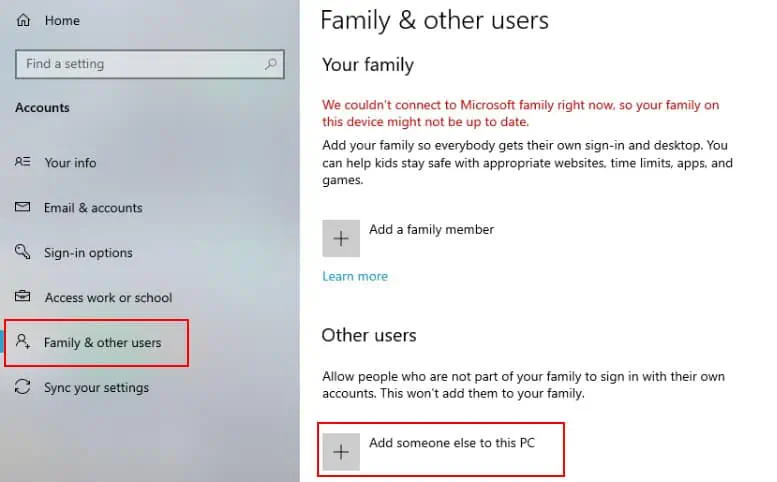 How to Add a User to the Administrator Group 17 Family-and-other-users-1