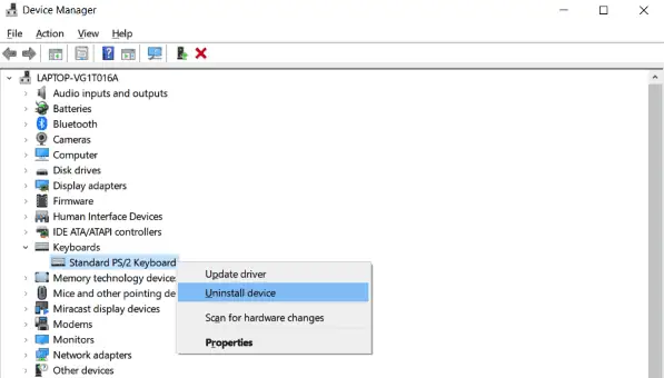 Keyboard Keeps Disconnecting And Reconnecting? Here's How to Fix it 16 Keyboard-uninstall-Windows-11