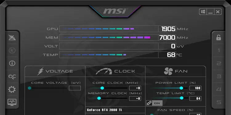 How to Check GPU Temperature? 7 MSI-afterburner