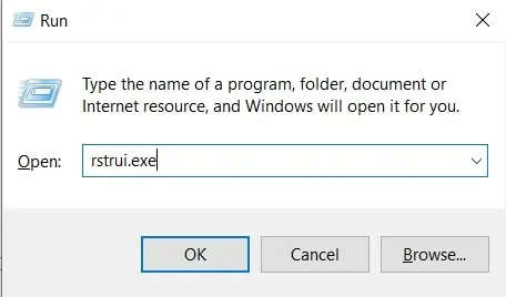 Solved: "The Procedure Entry Point Could Not Be Located" Error on Windows 14 System-Restore-Run