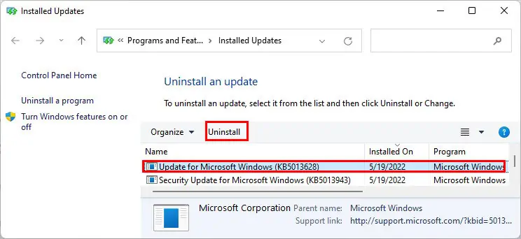 How to Stop Windows Update Crashing Computer 10 Uninstall-update-