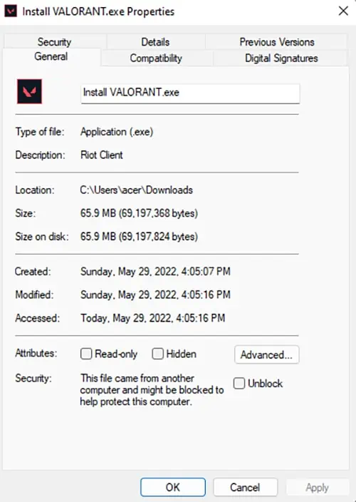 How Much Space Does Valorant Take 1 Valorant-setup-file