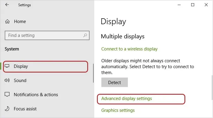 Windows Not Detecting Second Monitor? Try These Fixes 11 advanced-display-settings-1