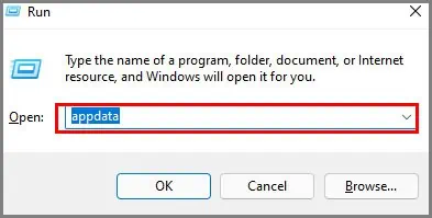 How to Remove Chat From Taskbar on Windows 11 13 app-data-run-command-to-open-local-and-roaming