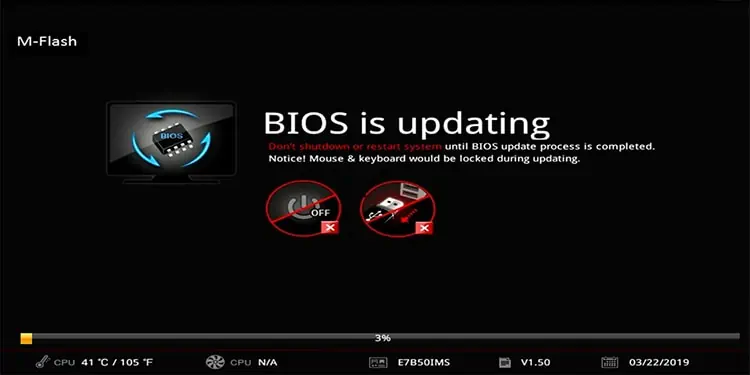 7 Ways to Fix Black Lines on Monitor 2 bios-update