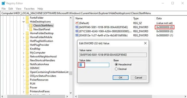 How To Hide Or Remove Recycle Bin From Desktop On Windows 11 9 classic-start-menu