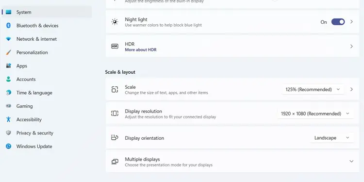 display-settings