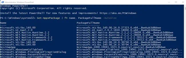 How To Uninstall Apps On Windows 11 6 get-appxpackage