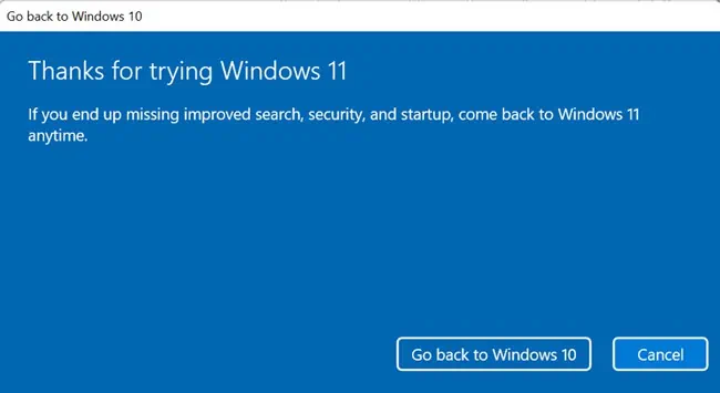 How To Remove or Uninstall Windows 11 2 go-back-to-windows-10