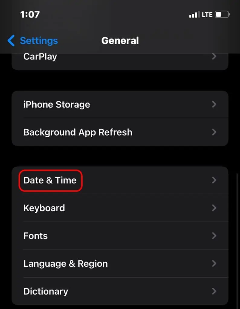 How to Fix YouTube Error 400 on Phone and Browser 42 iPhone-date-and-time-settings-794x1024