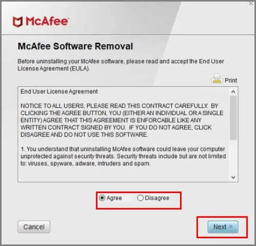 How to Remove McAfee from Windows 11 14 mcafee-agreement-in-removal-tool