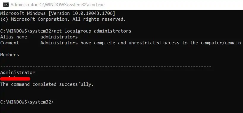 How to Add a User to the Administrator Group 24 net-localgroup