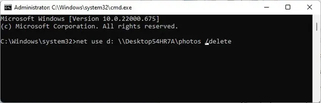 How To Map A Network Drive In Windows 11 12 net-use-delete