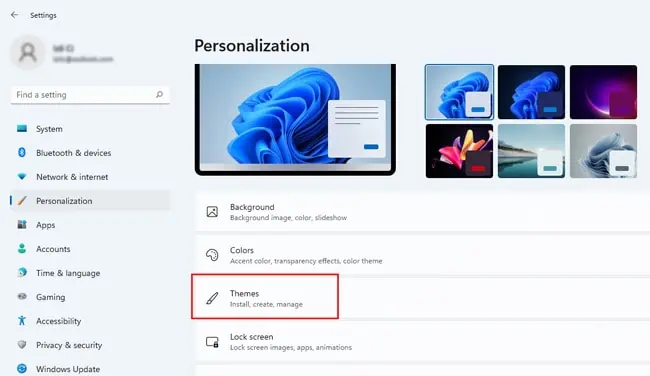 How To Hide Or Remove Recycle Bin From Desktop On Windows 11 1 personalization-themes-windows-11