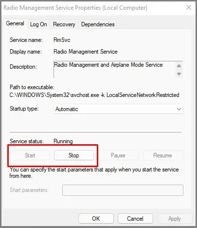 properties-of-windows-services