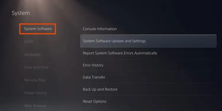 Does the PS5 have Wi-Fi 6? How to Enable it 5 ps5-system-software-update