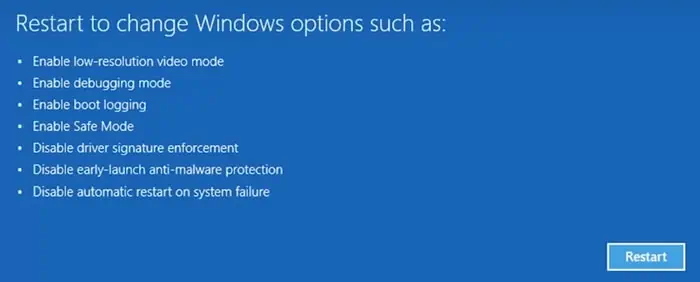 11 Ways On How To Fix Windows 11 Black Screen Issue 9 safe-mode-options