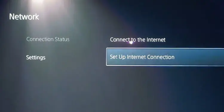 Does the PS5 have Wi-Fi 6? How to Enable it 12 set-up-internet-connection-ps5