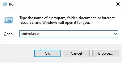 How To Open And Use Volume Mixer In Windows 10/11 13 sndvol.exe_